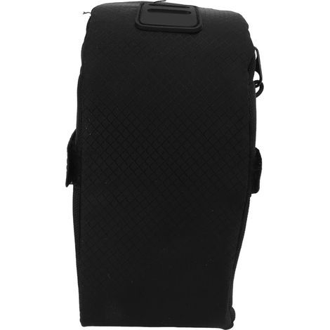 Schwarze Fahrradsatteltasche aus Oxford-Gewebe, leicht abnehmbar, Reißverschluss, kleine winddichte Tasche für unter den Sattel (1/5)