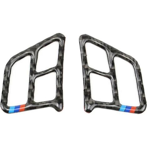 Carbon fiber steering wheel button covers for BMW 3 Series E90 E92 (2005-2012) - AquaForge (1/2)
