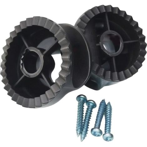 Support Auvent Balancelle Extérieur Résistant Intempéries(B) Plastique , , lot de 2, fixation stable, résistant au vent et aux intempéries (1/5)