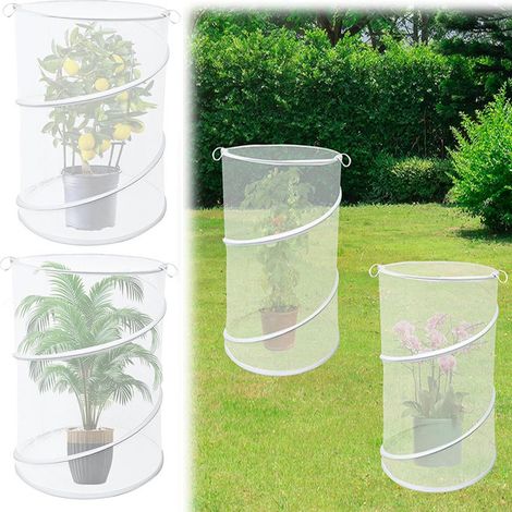 Bâche de protection pliable pour plantes, filet anti-insectes, protection pour légumes et fleurs, lot de 2. (1/3)