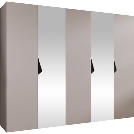 Armario Hartford 626, Cachemira, 202x250x52cm, Puertas de armario: Con bisagras, Número de estantes: 0 (1/5)