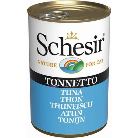 SCHESIR NATURE FOR CAT CIBO UMIDO IN LATTINA PER GATTI GUSTO A SCELTA 140 GRAMMI (1/2)