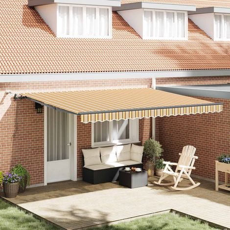 Tela de toldo Multicolor 450 x 350 cm Poliéster
