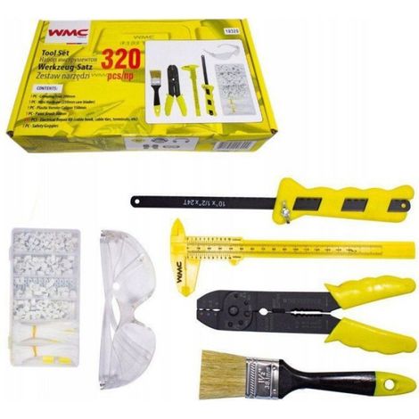 Jeu D Outils - 320 Pièces - Pour Bricolage Adulte - Boîte De Rangement Incluse (1/4)