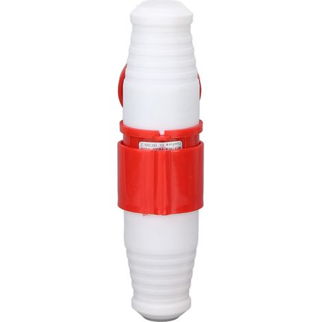 Prise Industrielle CEE Rouge 4 Pôles Mâle-Femelle IP44 220-380V pour Camping-Car et Usage Agricole