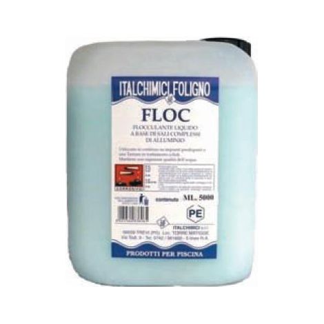 FLOC LT.5 FLOCCULANTE LIQUIDO MANUTENZIONE ACQUA PISCINA ITALCHIMICI