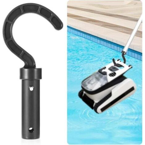 Hooks for pool robots, accessories for pool vacuums, hooks for cordless pool robots, attachment to telescopic poles--DTEKGAZ