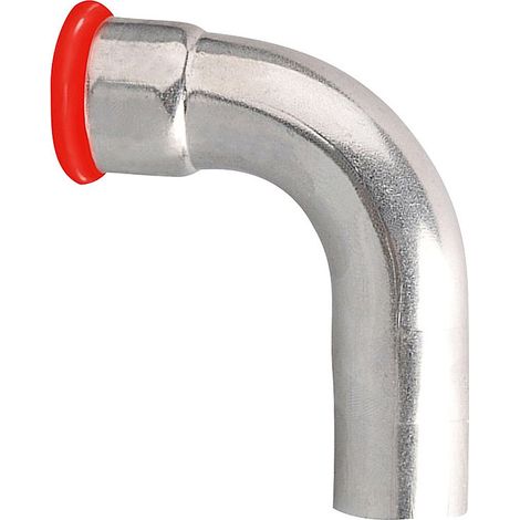 Coude à sertir F/M 90° électrozingué SERTIsteel Carbone - Empreinte M Ø28mm