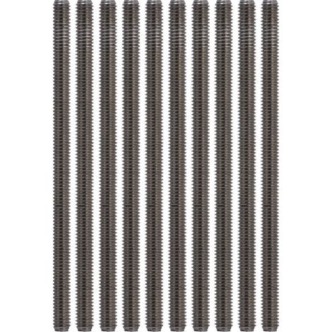 Tiges filetées en acier inoxydable M4 série 4808, résistantes à l'usure, durables, haute dureté, goujons de barre 4808-0004-0070 (1/5)