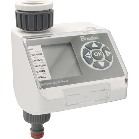Elektronische Wasserzeitschaltuhr Bradas WHITE LINE (1/5)