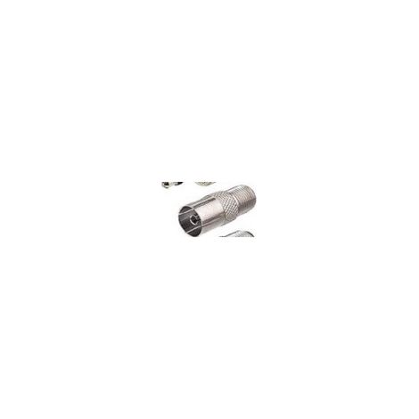 Adaptateur TV femelle M9 à connexion rapide, filetage F standard britannique, connecteur métallique neuf.
