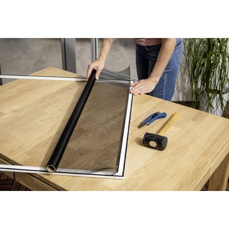 Primaster Fliegenschutz-Gitter 140 x 150 cm Fliegenschutzgitter Insektenschutz
