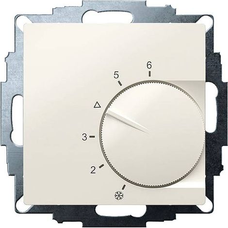 Termostato incassato Eberle UTE 1001 crema 55x55 mm