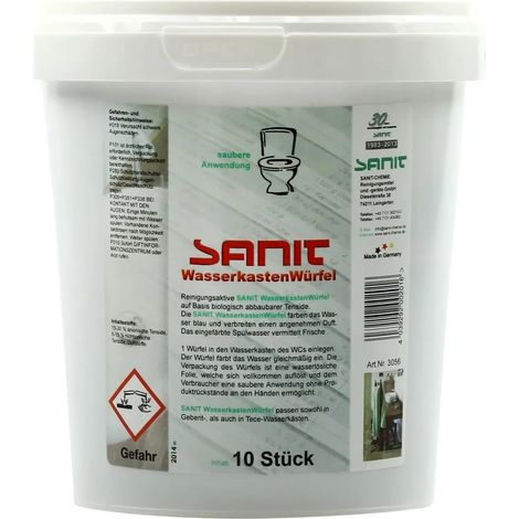 SANIT Wasserkastenwürfel 6 Dosen x 10 Stck. für Geberit, TECE und andere