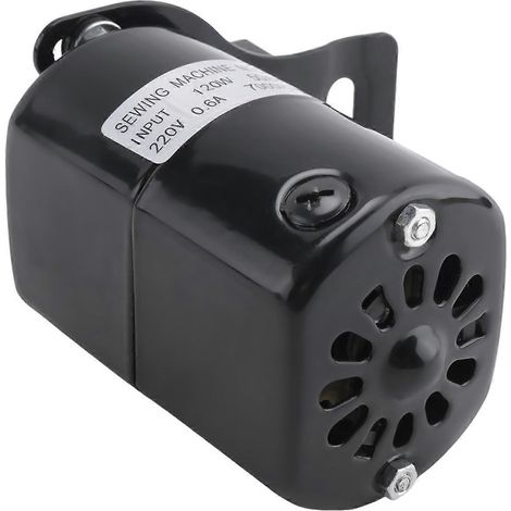 Moteur de machine à coudre 220 V 120 W 7 000 tr/min, support en K, 0,6 A, pièces détachées pour machine à coudre domestique (moteur à courant alternatif) (1/5)