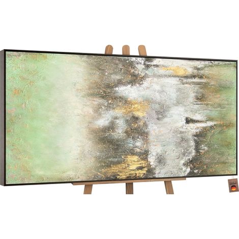 Gemälde Ruhe vorm Sturm Rahmen Grau 160x80 cm (1/5)