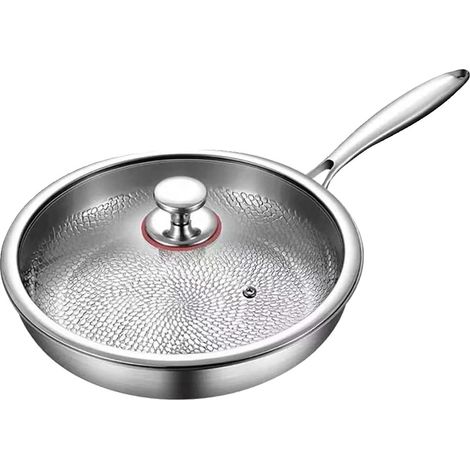 Sartén de titanio, superficie resistente a los arañazos, apta para todo tipo de cocinas, 26 cm. (1/2)