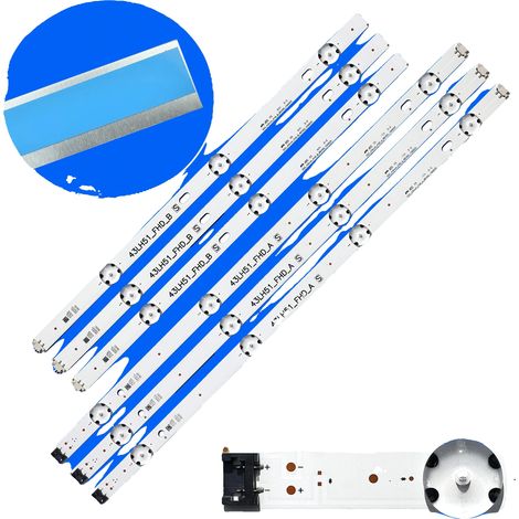 Bandeau LED, Longueur 864 mm, 7 LEDs par bande, Tension 3V, Compatibilité avec plusieurs modèles, Certifié CE (1/5)