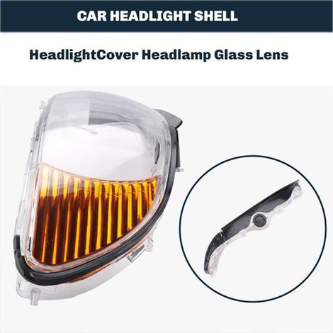 Suitable for the left headlight cover of BMW E39/520/530 models (00-03). (1/4)