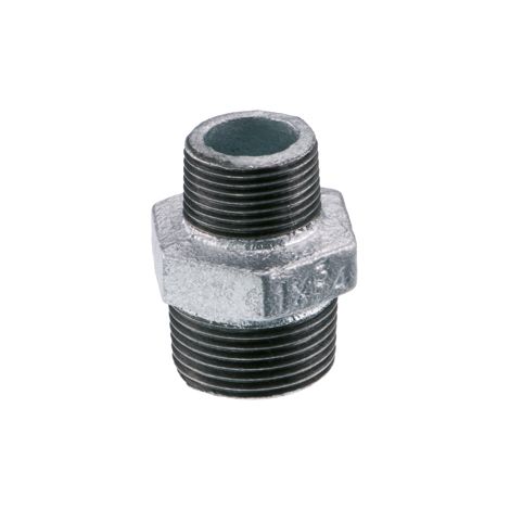 NIPPLE RIDOTTO ZINCATO MM- 21/2 x 2- IKARO- pezzi 1