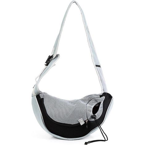 Petit sac de transport noir pour chiens et chats (1/5)