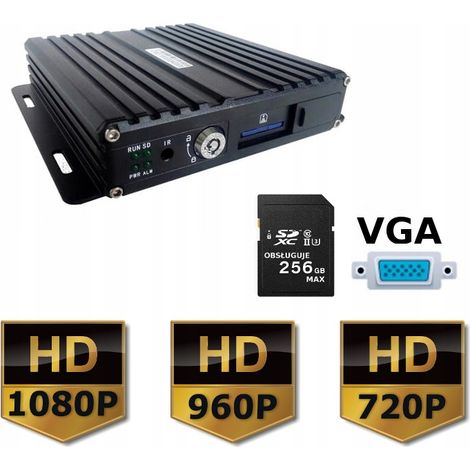 Mobiler DVR AHD 1080P 4-PIN VGA SD (1/3)