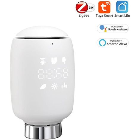 Tuya Zigbee 3.0 Thermostat-Heizkörperventil-Temperaturregler, intelligenter Heizkörperaktuator