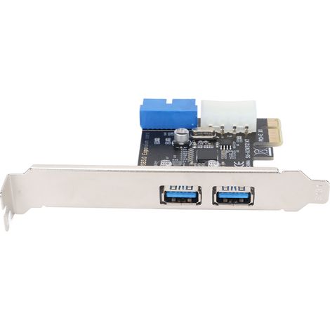 2-Port, 19-Pin, 4P PCIe zu USB 3.0 USB 3.0 Controllerkartenadapter (1/5)