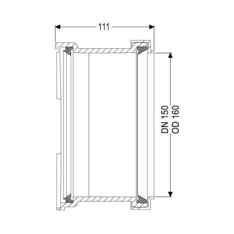 Kessel Staufix Premium manchon DN 83087 150