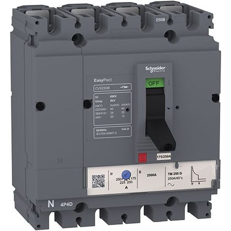 Automático LV510313 CVS100B TM40D 4P/3R de Schneider