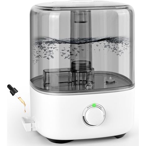 5L Ultrasonic 28dB Quiet Baby Air Humidifiers Top-Fill Humidifier for Bedroom, Office, Children and Plants, BPA Free, Automatic Shut-Off (1/5)