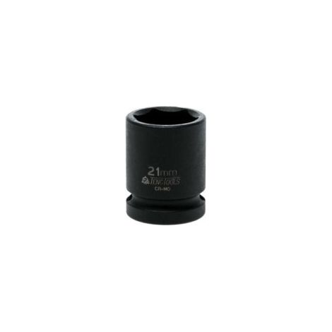 Llave de Vaso de Impacto Hexagonal 1/2' de                 Tamaño 21 mm D1 31.0 mm D2 30.0 mm L 38.0 mm (1/2)
