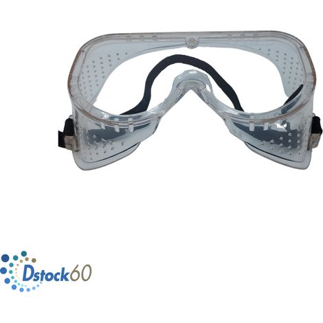 DSTOCK60 - 1 paire de Lunettes-masque de protection ALIZE - Lunettes Anti-rayures et antibuée - Pour bricolage, jardinage, industrie... - transparent