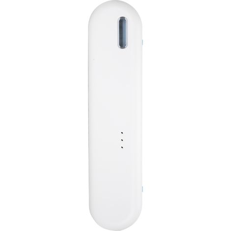 Porte-brosse à dents UV mural avec stérilisateur, chargeur portable et organiseur de salle de bain, désinfectant automatique, fixé au mur, 1 pièce (1/5)
