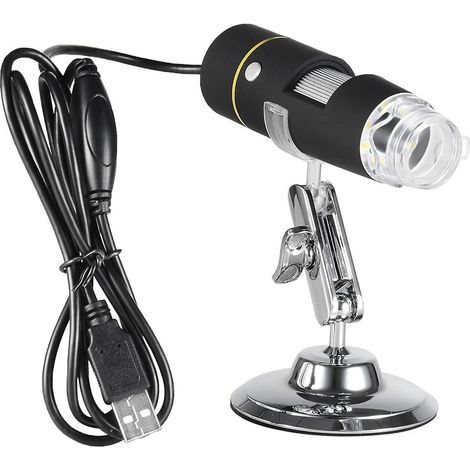 1000-fache Vergrößerung, USB-Digitalmikroskop mit OTG-Funktion, Endoskop und 8-LED-Beleuchtung, Vergrößerungsglas