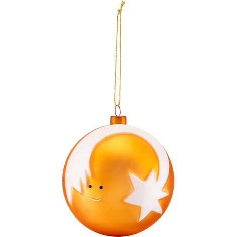 Alessi AMJ13 7 Stella Cometa Palla per Albero di Natale, Vetro Soffiato, Multicolore, Colori Assortiti, 0.1x0.1x0.1 cm (1/4)