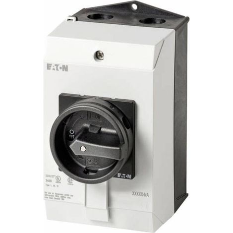 Eaton P1-25/I2/SVB-SW/HI11-NA Interruttore di manutenzione per il montaggio a terra, bloccabile 690 V Nero 1 pz.