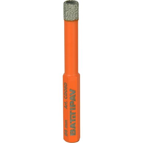 Fresa foretto diamantata 8 mm gres marmo granito per trapano Battipav cd08d