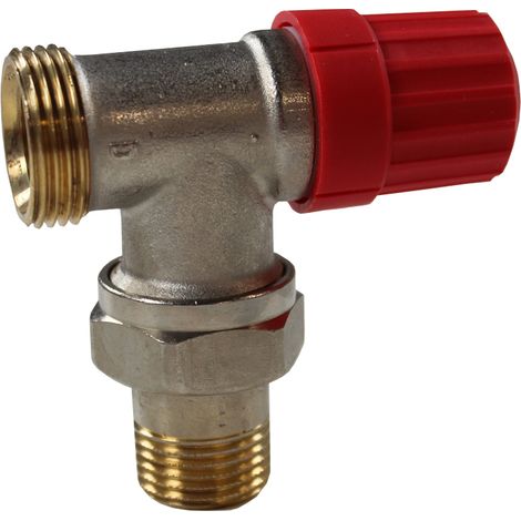 Robinet thermostatique corps équerre réglable RA-N15 - M 3/4 EK (1/4)