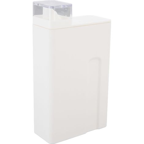 Großer leerer Behälter für Flüssigwaschmittel, Weichspülerpulver, Nachfüllpackungen für Shampoo und Duschgel, Spender für Reinigungsmittel. (1/5)