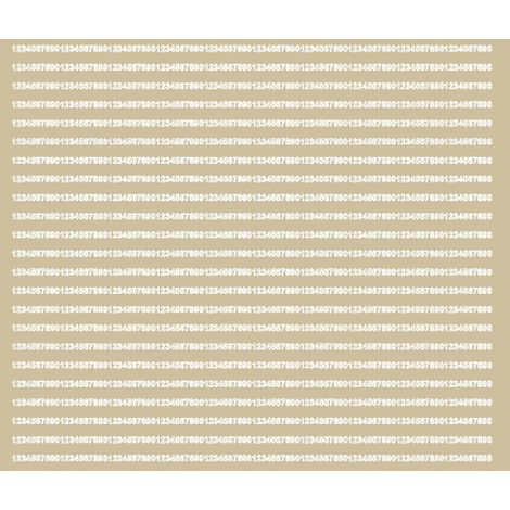 Pegatinas autoadhesivas con números de 3 mm, color beige brillante. (1/3)