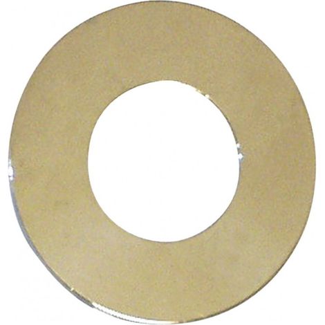 Roseta de placa cromada 1/2' 40901