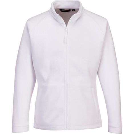 Polar corporativo para mujer suave tejido de Poliéster en colores corporativos F282 M Blanco