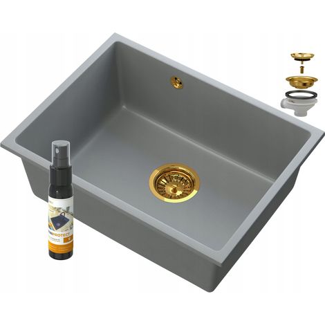 MANADO GREY UNDERMOUNT GOLD SINK 60 (1/5)