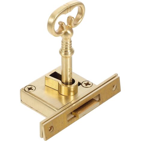 Serrure de porte d'armoire Zerodeko en laiton, petite taille (1/5)