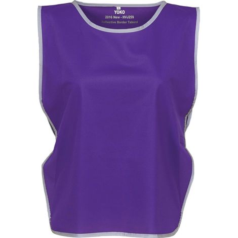 Chasuble Haute Visibilité à bordure réfléchissante Yoko Violet L - XL.