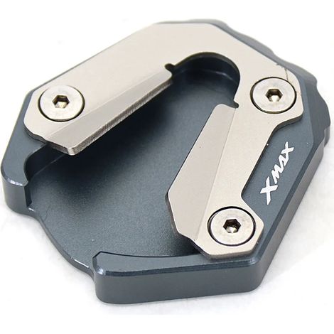 (Titane) Compatible avec Yamaha XMAX300 XMAX 300 X-MAX300 X-MAX 300 CNC Béquille latérale, extension et plaque de support pour modèles 2021, 2022 et 2023 maxpower (1/4)