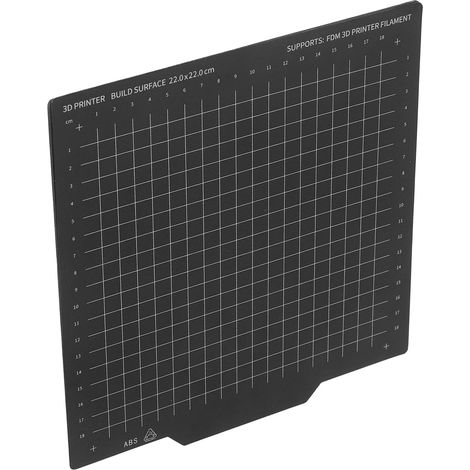 Plateau de construction en acier à ressort, feuille magnétique flexible double face, pièces pour plateau chauffant d'imprimante 3D, 220 x 220 mm (1/5)