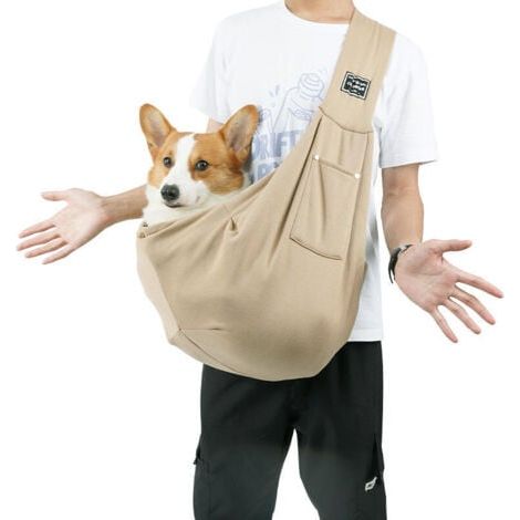 Sac de transport pour animal de compagnie, sac de transport pour animal de compagnie sûr, convient aux chats et chiens de 16 lb, confortable, réglable, parfait pour la promenade quotidienne, les activ (1/5)