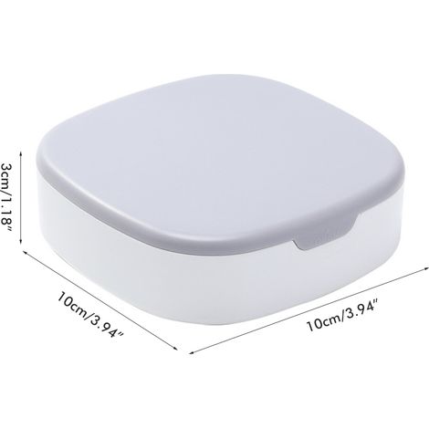 Coffret à bijoux de voyage portable, petit coffret de rangement avec miroir, idéal pour bagues, boucles d'oreilles et colliers. Cadeau parfait (1/5)